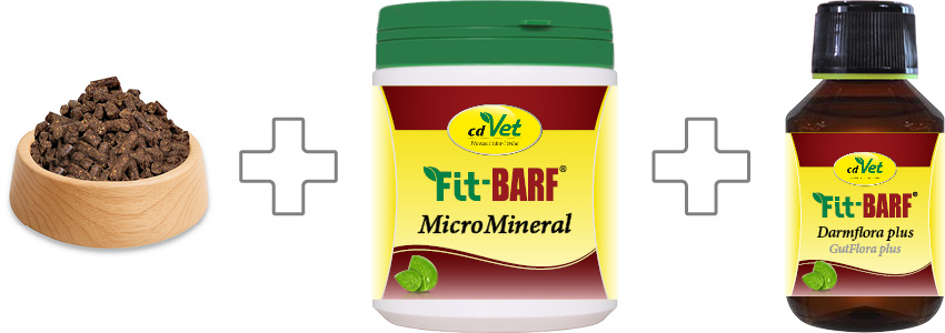 Micro Mineral a ProBiotika z fermentovaných bylin doplňku Střevní flóra optimalizují výživu.